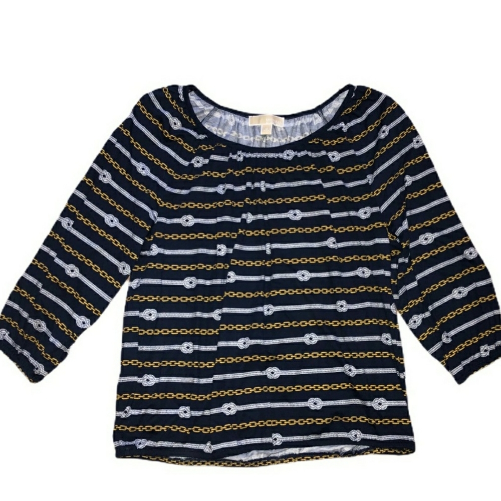 Michael Kors  True Navy Basic Top